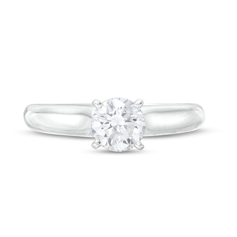 Previously Owned - 1.00 CT. Diamond Solitaire Engagement Ring in 14K White Gold (I/I1)