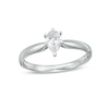 Thumbnail Image 0 of Previously Owned - 0.40 CT.  Pear-Shaped Diamond Solitaire Engagement Ring in 14K White Gold (I/I1)