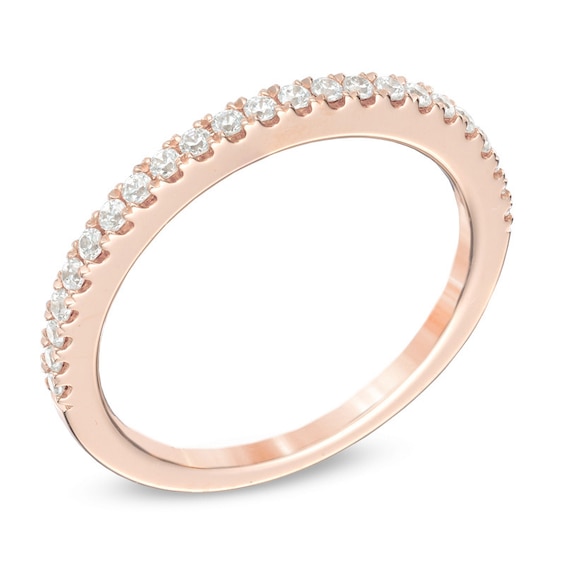 Previously Owned - Vera Wang Love Collection 0.23 CT. T.W. Diamond Band in 14K Rose Gold