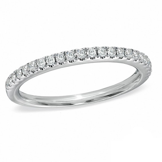 Previously Owned - Vera Wang Love Collection 0.23 CT. T.W. Diamond Band in 14K White Gold