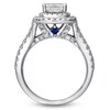 Thumbnail Image 2 of Previously Owned - Vera Wang Love Collection 2.20 CT. T.W. Princess-Cut Diamond Frame Split Shank Ring in 14K White Gold