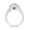 Thumbnail Image 2 of Previously Owned - Vera Wang Love Collection 0.95 CT. T.W. Heart-Shaped Diamond Double Frame Ring in 14K White Gold