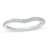 Thumbnail Image 1 of Previously Owned - Vera Wang Love Collection 0.15 CT. T.W. Diamond Contour Wedding Band in 14K White Gold