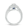 Previously Owned - Vera Wang Love Collection 1.23 CT. T.W. Diamond Double Frame Twist Engagement Ring in 14K White Gold