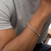 Thumbnail Image 1 of Previously Owned - Men's 3.0mm Franco Chain Bracelet in Stainless Steel - 8.5"