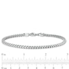 Thumbnail Image 3 of Previously Owned - Men's 3.0mm Franco Chain Bracelet in Stainless Steel - 8.5"