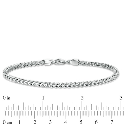 Previously Owned - Men's 3.0mm Franco Chain Bracelet in Stainless Steel - 8.5"