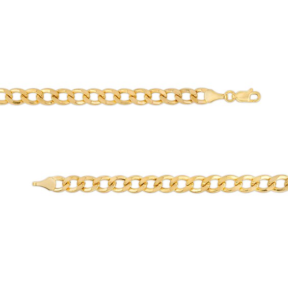 Previously Owned - 5.7mm Cuban Curb Chain Necklace in Hollow 10K Gold - 22"