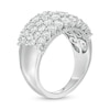 Previously Owned - 1.95 CT. T.W. Lab-Created Diamond Multi-Row Ring in 14K White Gold (F/SI2)