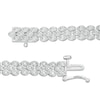 Thumbnail Image 2 of Previously Owned - 1.00 CT. T.W. Diamond Triple-Row Tennis Bracelet in Sterling Silver