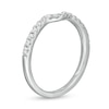 Previously Owned - Trouvaille Collection 0.25 CT. T.W. Diamond Coordinating Contour Wedding Band in 18K White Gold