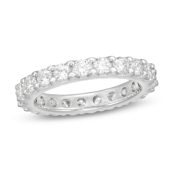 Previously Owned - 2.00 CT. T.W. Diamond Eternity Band in 14K White Gold (I/I2)