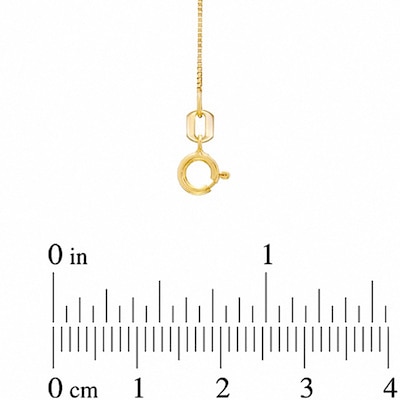 Previously Owned - 0.55mm Box Chain Necklace in Solid 10K Gold - 15"