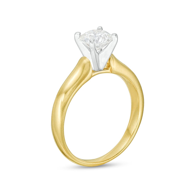 Previously Owned - 1.00 CT. Diamond Solitaire Engagement Ring in 14K Gold (I/I1)