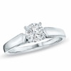 Thumbnail Image 1 of Previously Owned - 0.30 CT. Diamond Solitaire Crown Royal Engagement Ring in 14K White Gold (J/I2)