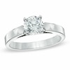 Thumbnail Image 1 of Previously Owned - 1.00 CT. Diamond Solitaire Crown Royal Engagement Ring in 14K White Gold (J/I2)