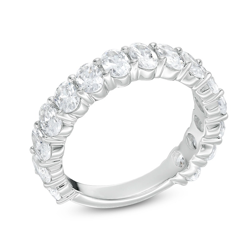 Previously Owned - 3.00 CT. T.W. Oval Lab-Created Diamond Anniversary Band in 14K White Gold (F/SI2)|Peoples Jewellers