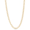 Thumbnail Image 0 of Previously Owned - Italian Gold 4.8mm Diamond-Cut Brilliance Bead Curb-Style Chain Link Necklace in 18K Gold - 18"