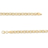 Thumbnail Image 2 of Previously Owned - Italian Gold 4.8mm Diamond-Cut Brilliance Bead Curb-Style Chain Link Necklace in 18K Gold - 18"