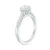 Thumbnail Image 3 of Previously Owned - 1.00 CT. T.W. Diamond Frame Engagement Ring in 14K White Gold (I/I1)