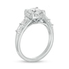 Previously Owned - 1.50 CT. T.W. Lab-Created Diamond Frame Engagement Ring in 14K White Gold (F/I1)