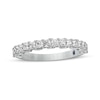 Thumbnail Image 1 of Previously Owned - Vera Wang Love Collection 0.95 CT. T.W. Princess-Cut Diamond Anniversary Band in 14K White Gold