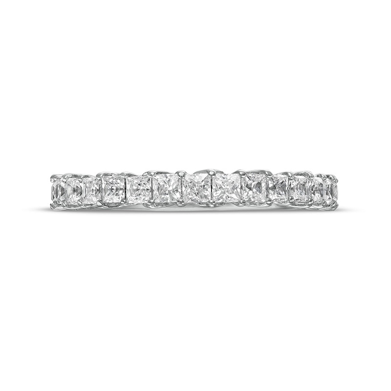 Main Image 3 of Previously Owned - Vera Wang Love Collection 0.95 CT. T.W. Princess-Cut Diamond Anniversary Band in 14K White Gold