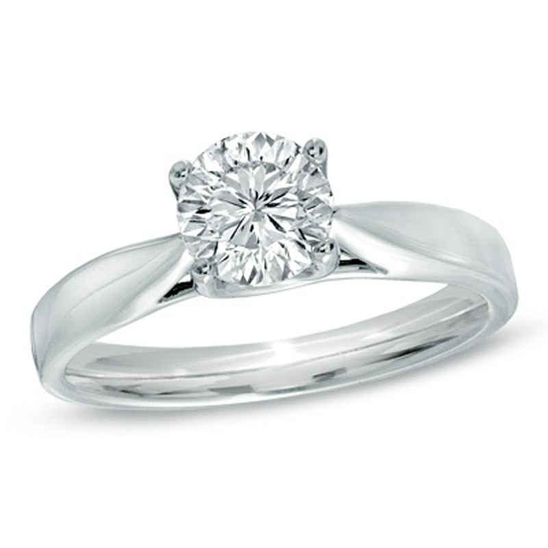 Previously Owned - 1.00 CT. Diamond Engagement Ring in 14K White Gold (I/I1)|Peoples Jewellers