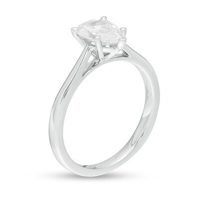 Previously Owned - 1.00 CT. Pear-Shaped Diamond Solitaire Engagement Ring in 14K White Gold (K/I3)