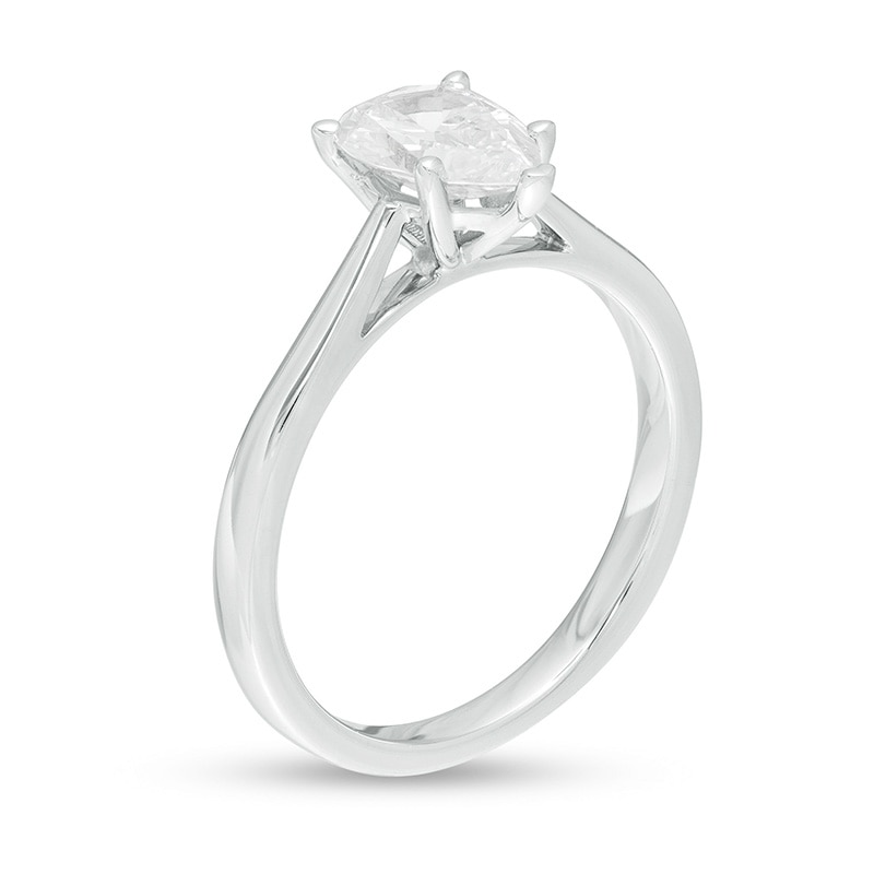 Previously Owned - 1.00 CT. Pear-Shaped Diamond Solitaire Engagement Ring in 14K White Gold (K/I3)|Peoples Jewellers