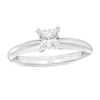 Previously Owned - 0.30 CT. Princess-Cut Diamond Solitaire Engagement Ring in 14K White Gold (J/I1)