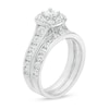Thumbnail Image 2 of Previously Owned - 2.00 CT. T.W. Canadian Diamond Cushion Frame Bridal Set in 14K White Gold (I/I2)
