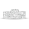 Thumbnail Image 3 of Previously Owned - 2.00 CT. T.W. Canadian Diamond Cushion Frame Bridal Set in 14K White Gold (I/I2)