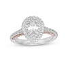 Previously Owned - 1.37 CT. T.W. Pear-Shaped Diamond Frame Engagement Ring in 14K White Gold