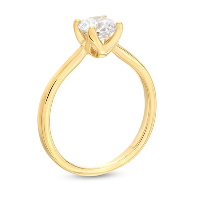 Previously Owned - Trouvaille Collection 1.00 CT. Diamond Solitaire Engagement Ring in 18K Gold (F/I1)