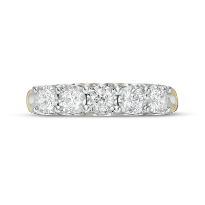 Previously Owned - 0.50 CT. T.W. Diamond Five Stone Anniversary Ring in 10K Gold