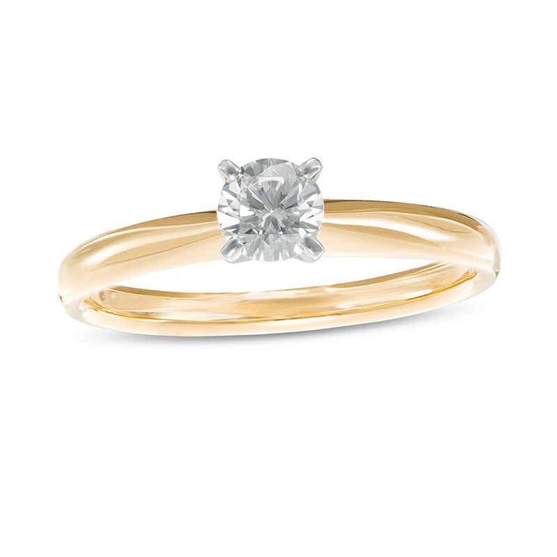 Previously Owned - 0.30 CT. Diamond Solitaire Engagement Ring in 14K Gold (I/I1)