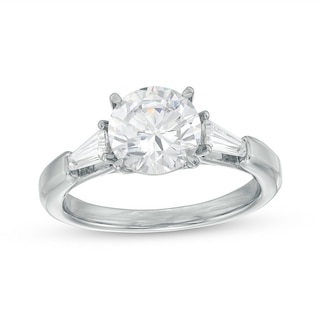 Previously Owned - 2.50 CT. T.W. Lab-Created Diamond Engagement Ring in 14K White Gold (F/I1)