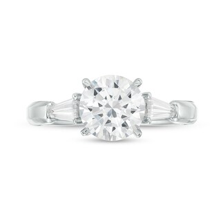 Previously Owned - 2.50 CT. T.W. Lab-Created Diamond Engagement Ring in 14K White Gold (F/I1)