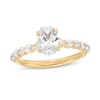 Thumbnail Image 0 of Previously Owned - 1.50 CT. T.W. Oval Lab-Created Diamond Engagement Ring in 14K Gold (F/SI2)