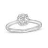 Thumbnail Image 0 of Previously Owned - 0.62 CT. T.W. Lab-Created Diamond Frame Engagement Ring in 14K White Gold (F/SI2)