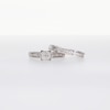 CT. T.W. Quad Princess-Cut Diamond Bridal Set in 14K White Gold