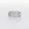 2.00 CT. T.W. Quad Princess-Cut Diamond Engagement Ring in 14K White Gold