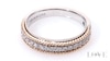 Vera Wang Love Collection 0.30 CT. T.W. Diamond Rope Anniversary Band in 14K Two-Tone Gold