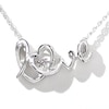 Unstoppable Love™ Diamond Accent Solitaire "love" Heart Necklace in Sterling Silver