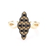 0.22 CT. T.W. Black Diamond Marquise Ring in 10K Gold