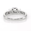 0.59 CT. T.W. Princess-Cut Diamond Past Present Future® Engagement Ring in 14K White Gold