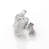 0.95 CT. T.W. Composite Diamond Double Frame Stud Earrings in 10K White Gold