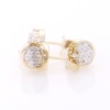 0.29 CT. T.W. Multi-Diamond Stud Earrings in 10K Gold