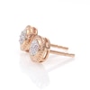 0.085 CT. T.W. Multi-Diamond Stud Earrings in 10K Rose Gold